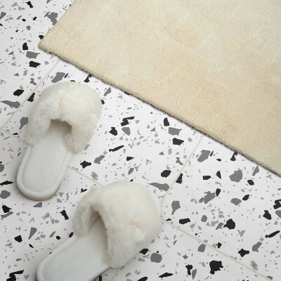 Self adhesive vinyl floor tiles Abstract stone motifs