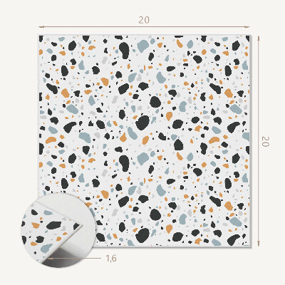 Pvc wall panels Artistic pattern with abstract spots
