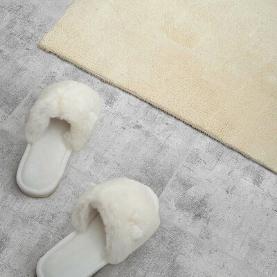 Vinyl tiles Raw concrete pattern