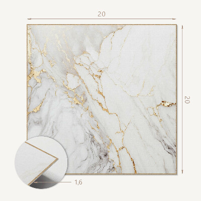 Vinyl tiles Stylish marble with delicate veins