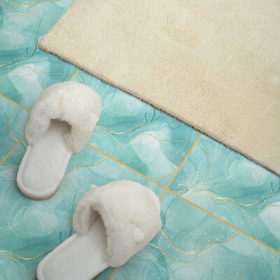 Self adhesive vinyl floor tiles A dynamic pattern in an abstract style