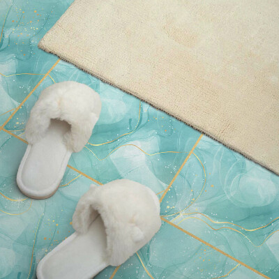 Self adhesive vinyl floor tiles A dynamic pattern in an abstract style
