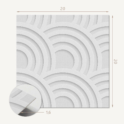 Vinyl tiles Curvy patterns