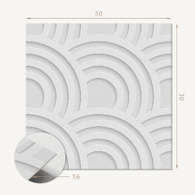 Vinyl tiles Curvy patterns