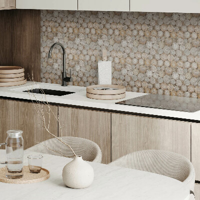 Self adhesive vinyl floor tiles Wood grain pattern in an elegant version