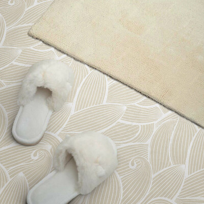 Pvc wall panels Floral wavy leaves