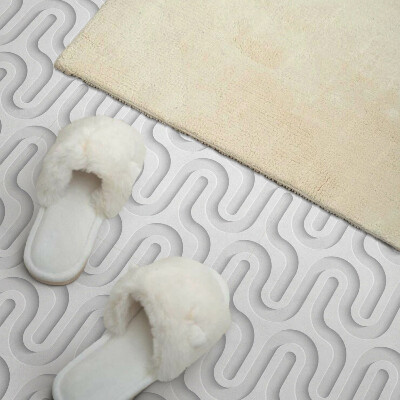 Vinyl tiles 3D Waves