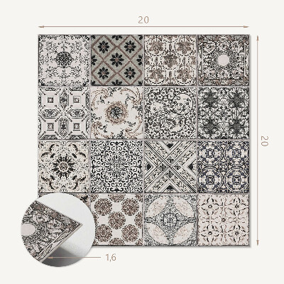 Self adhesive vinyl floor tiles Vintage Design Classics