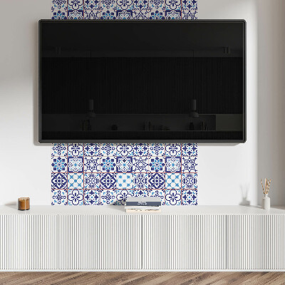 Self adhesive vinyl floor tiles Geometric patterns on tiles