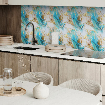 Pvc wall panels Abstract pattern of waves and spots