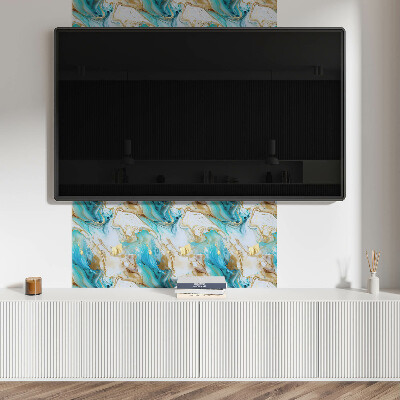 Pvc wall panels Abstract pattern of waves and spots