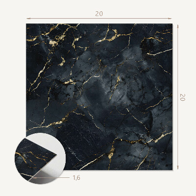 Vinyl tiles Sophisticated veined marble pattern