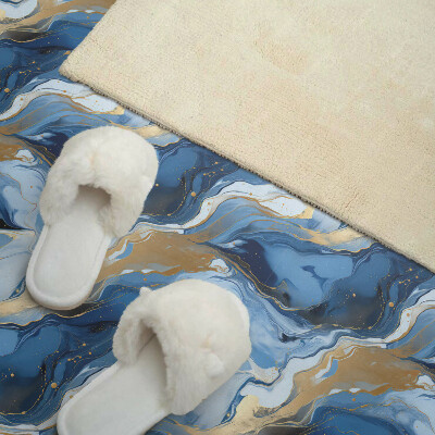 Self adhesive vinyl floor tiles Abstract wave and spot patterns