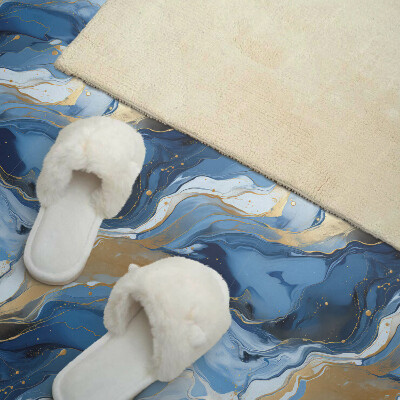 Self adhesive vinyl floor tiles Abstract wave and spot patterns