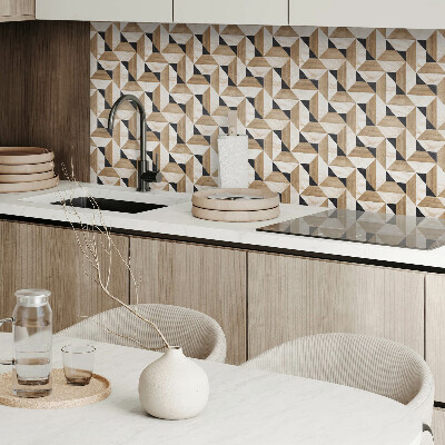 Pvc wall panels Geometric pattern on tiles