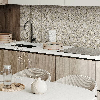 Self adhesive vinyl floor tiles Ornamental mosaic in the style