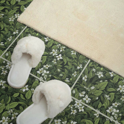 Vinyl tiles Floral pattern with flowers