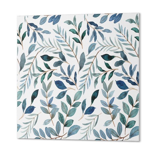 Vinyl tiles Background with a leaf pattern