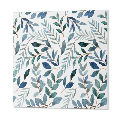 Vinyl tiles Background with a leaf pattern