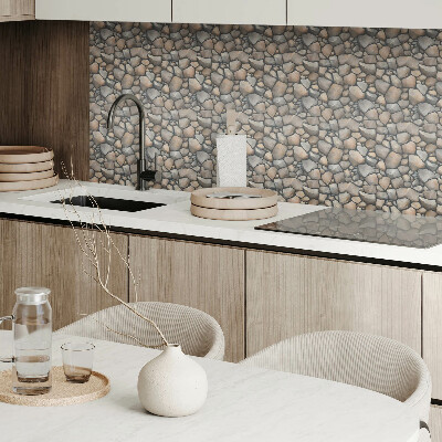 Self adhesive vinyl floor tiles Pattern of rock structures