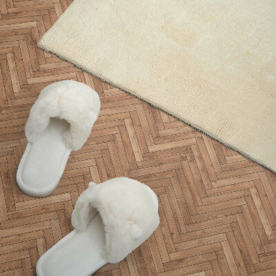 Vinyl tiles Geometric herringbone motif