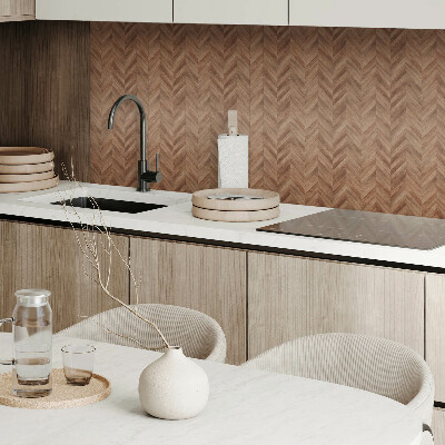 Self adhesive vinyl floor tiles Herringbone graphic motif