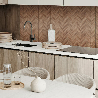 Self adhesive vinyl floor tiles Herringbone graphic motif