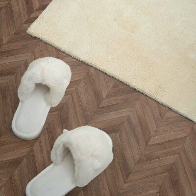 Self adhesive vinyl floor tiles Herringbone graphic motif