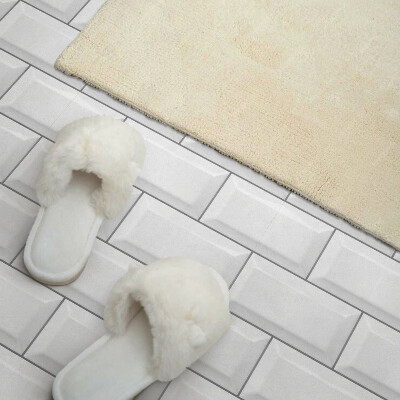 Self adhesive vinyl floor tiles Brick pattern in an elegant version