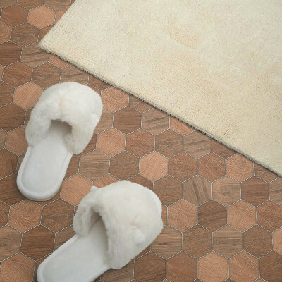 Vinyl tiles Hexagonal tile motif
