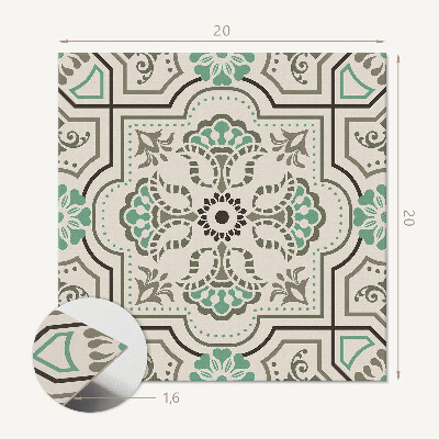 Vinyl tiles Abstract pattern with geometric shapes
