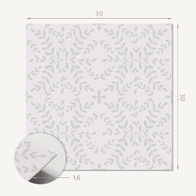 Pvc wall panels Gentle botanical pattern