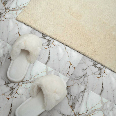 Self adhesive vinyl floor tiles A subtle marble pattern in an elegant version