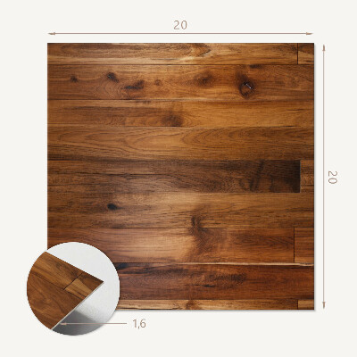 Vinyl tiles Natural style board layout
