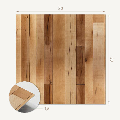 Self adhesive vinyl floor tiles Authentic wood motif