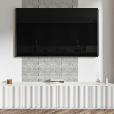 Vinyl tiles Three-dimensional brick motif