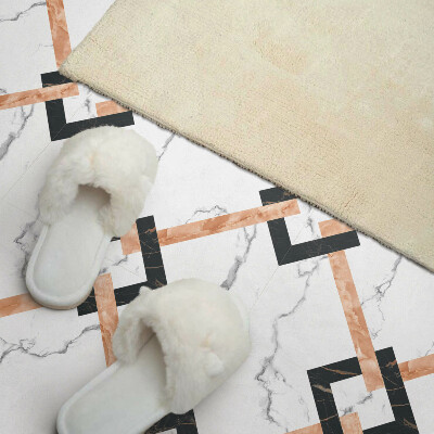 Vinyl tiles Stylish marble patterns in geometric forms