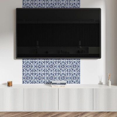 Pvc wall panels Flower ornament in an elegant style