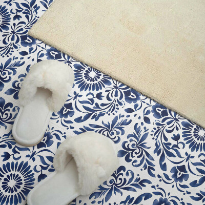 Pvc wall panels Flower ornament in an elegant style