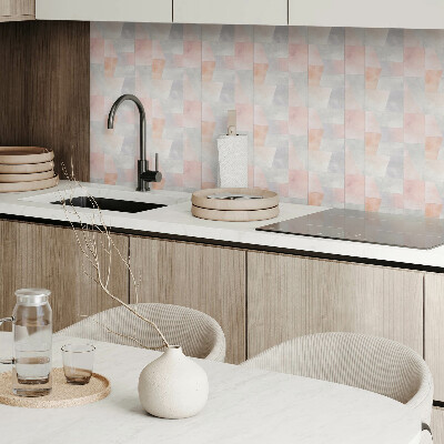 Vinyl tiles Geometric patterns in pastels