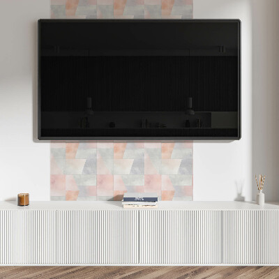 Vinyl tiles Geometric patterns in pastels