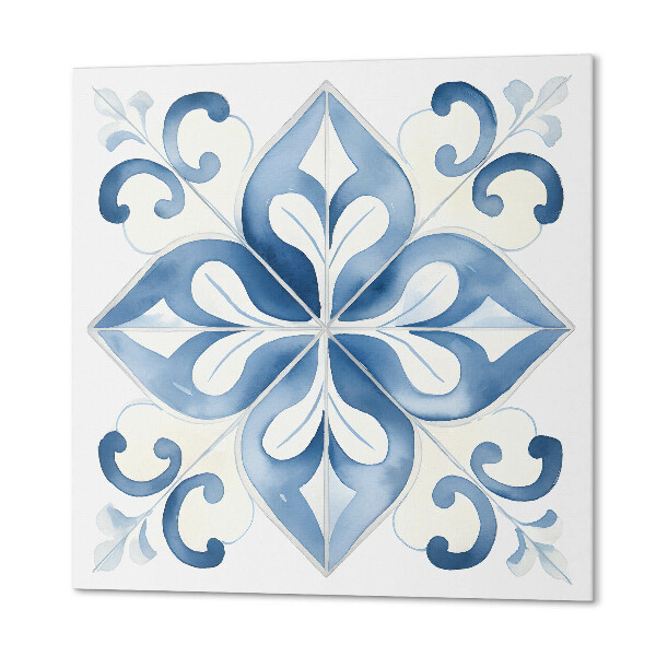 Pvc wall panels Flower pattern on tiles