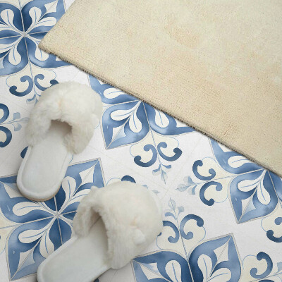 Pvc wall panels Flower pattern on tiles