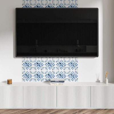 Pvc wall panels Flower pattern on tiles