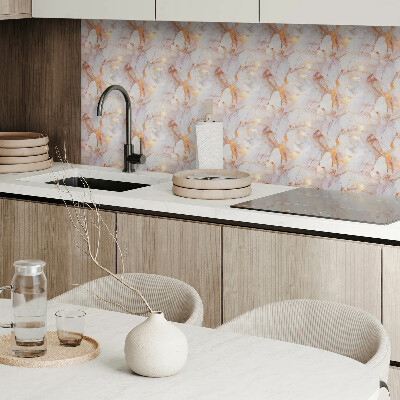 Vinyl tiles Stylish marble with delicate veins