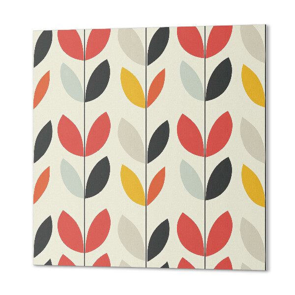 Self adhesive vinyl floor tiles Plant pattern