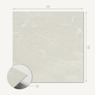 Self adhesive vinyl floor tiles Veined marble motif
