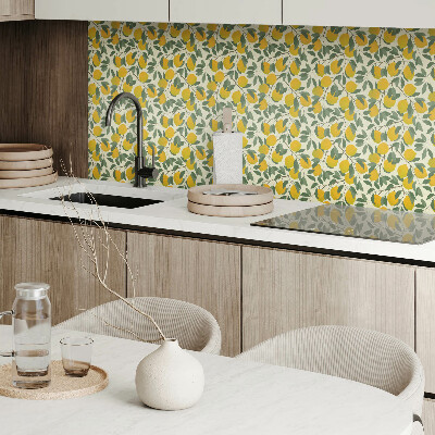 Self adhesive vinyl floor tiles Lemon-toned botany