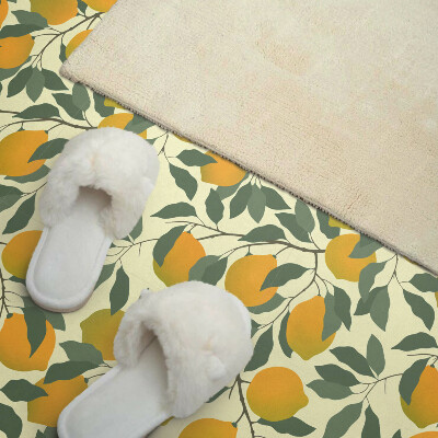 Self adhesive vinyl floor tiles Lemon-toned botany