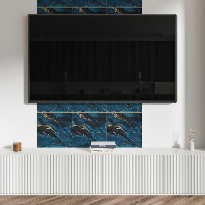 Vinyl tiles Waves in an abstract style